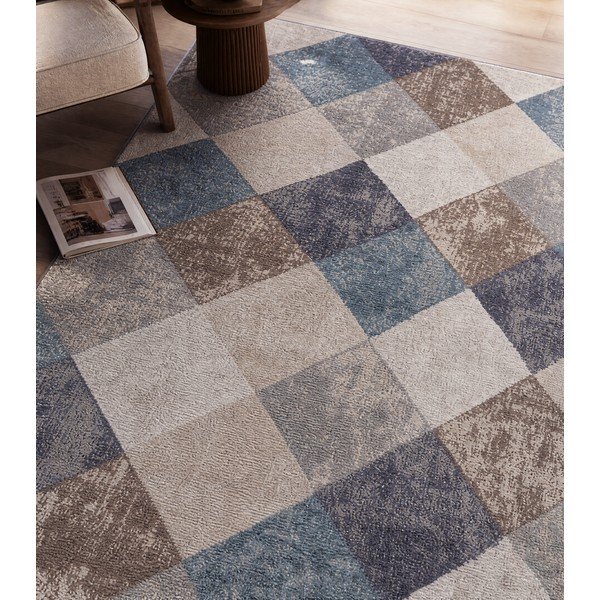 Modrý/béžový koberec 160x235 cm Terrain – Hanse Home-image-1