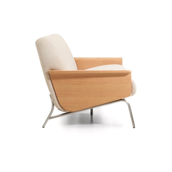 Béžová ženilková pohovka 205 cm Amsen – Kave Home-image-3