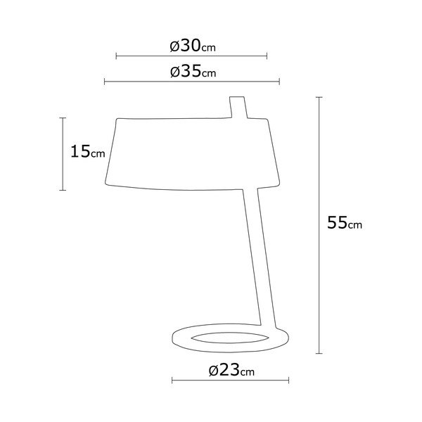 Krémová stolová lampa Way Surf-image-2
