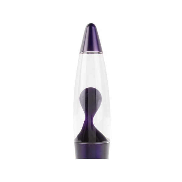 Fialová sklenená lávová lampa (výška  35,5 cm) Funky Rocket Lava – Leitmotiv-image-3