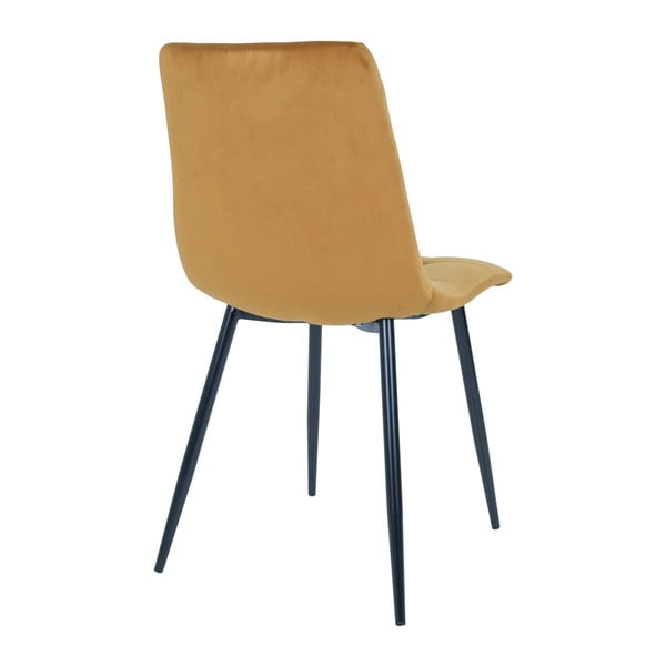 Žlté čalúnené jedálenské stoličky v súprave 2 ks Middelfart – House Nordic-image-4