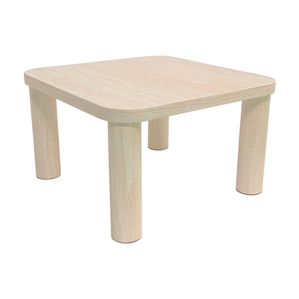 Béžový konferenčný stolík v dekore mramoru 60x60 cm Solano – Actona