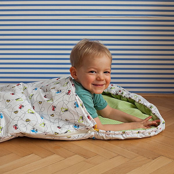 Detský spací vak Bartex Autíčka, 70 × 65 cm