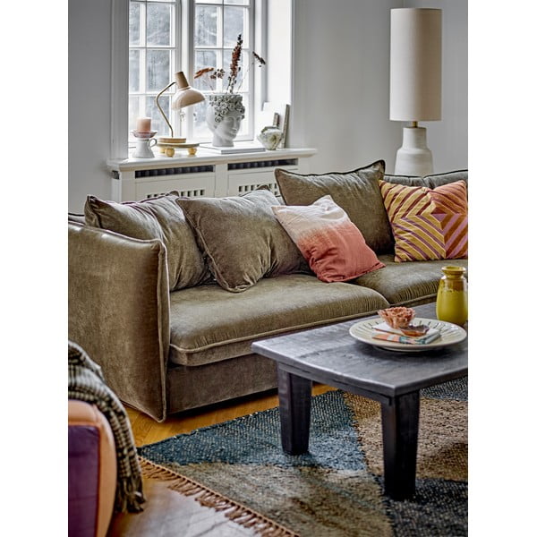 Krémová stojacia lampa s textilným tienidlom (výška 113 cm) Linetta – Bloomingville-image-1