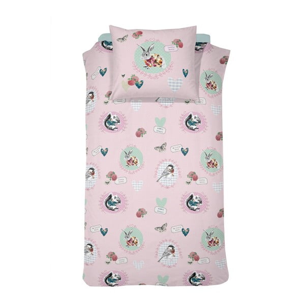 Obliečky Bunny Pink, 140x200 cm