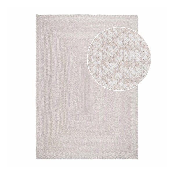 Krémový vonkajší koberec z recyklovaných vlákien 200x300 cm Menorca – House Nordic