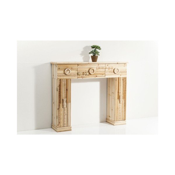 Dekoratívna kozubová rímsa z jedľového dreva Kare Design Ornaments-image-3