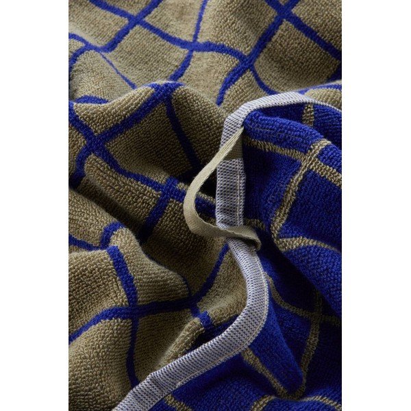 Zelený/modrý bavlnený uterák 50x70 cm Grid – Jotex-image-3