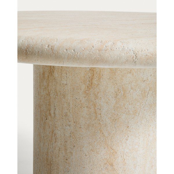 Betónový okrúhly záhradný jedálenský stôl ø 122 cm Drasi – Kave Home-image-4