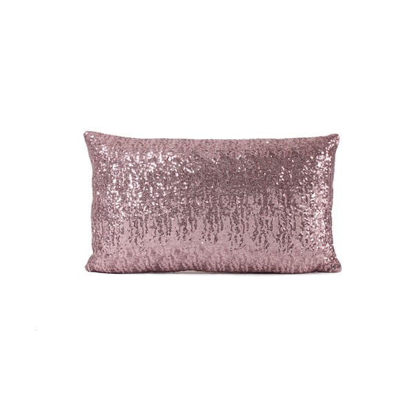 Flitrovaný vankúš Shiny Pink, 33x57 cm