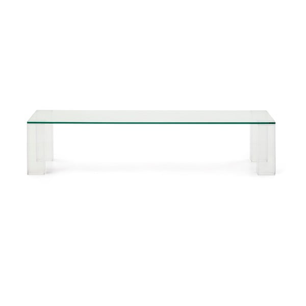 Sklenený konferenčný stolík 60x140 cm Adularia – Kave Home-image-2