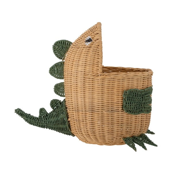 Ratanový detský kôš na hračky v prírodnej farbe 37x57x48 cm Eddi – Bloomingville Mini-image-2