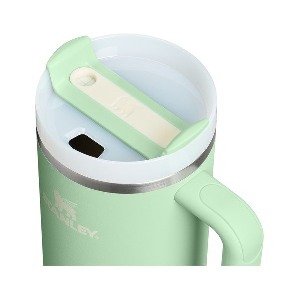 Šalviová zelená termoska so slamkou z nehrdzavejúcej ocele 1,18 l Quencher H2.0 FlowState Tumbler Pistachio – Stanley-image-1