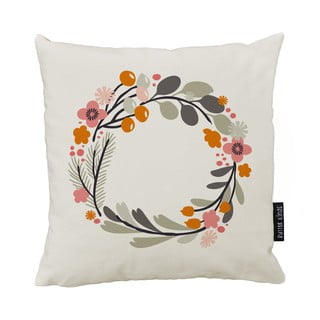 Vankúš Butter Kings z bavlny Floral Wreath, 45 x 45 cm