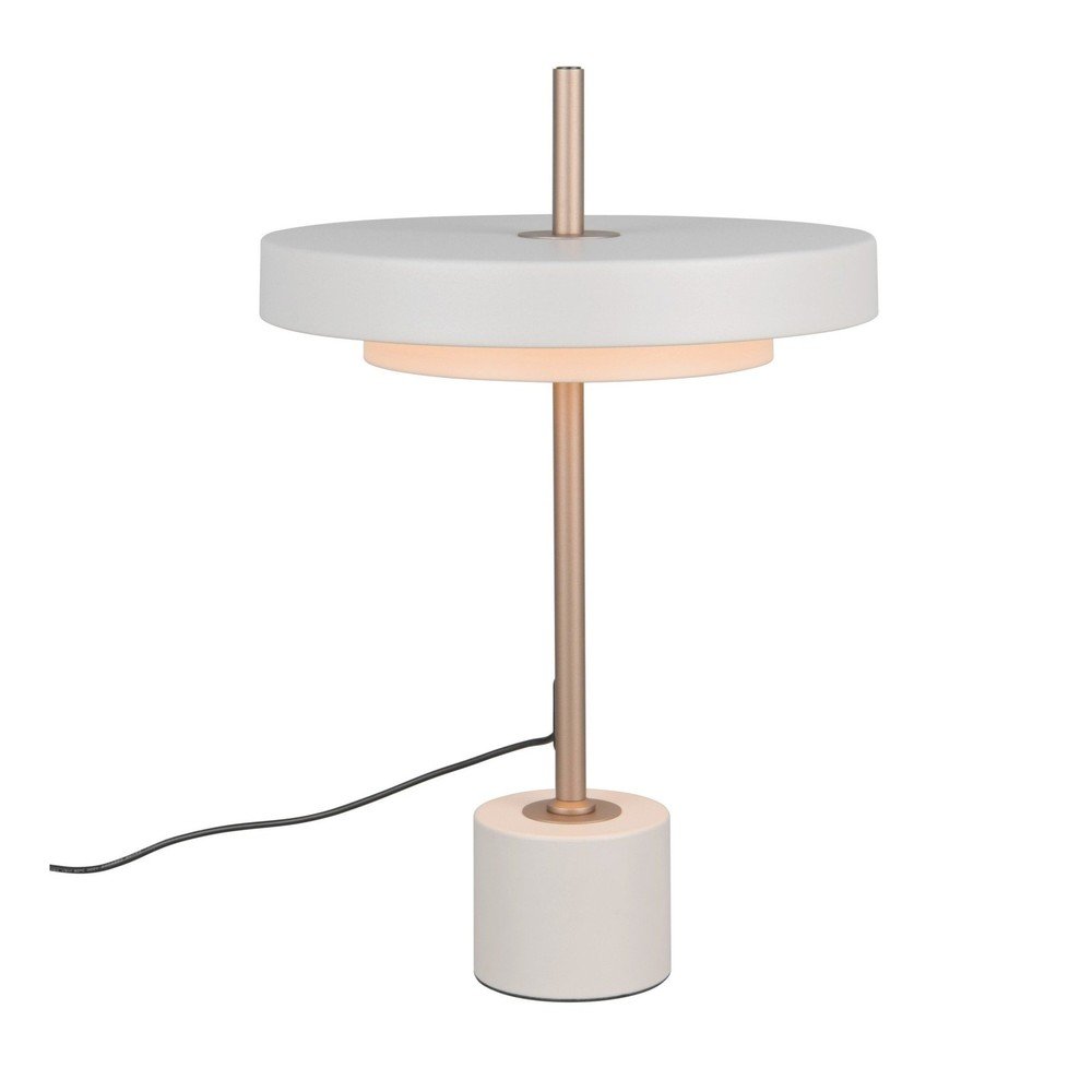E-shop Slonovinová LED stolová lampa so stmievačom (výška 45,5 cm) Keaton – Trio