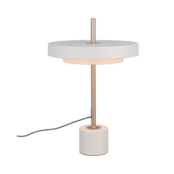 Slonovinová LED stolová lampa so stmievačom (výška  45,5 cm) Keaton – Trio