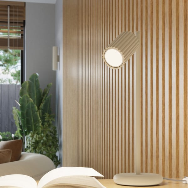 Krémovobiele nástenné svietidlo Gleam – Sollux-image-3