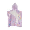 Fialové bavlnené detské pončo Unicorn – Catherine Lansfield