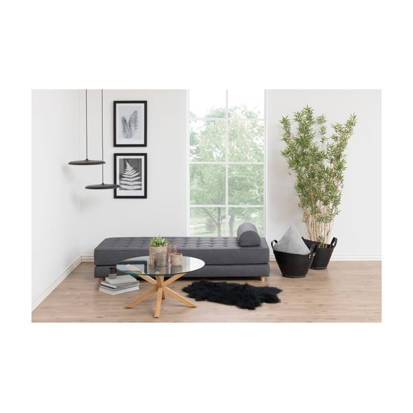 Konferenčný stolík so sklenenou doskou Actona Heaven, ⌀ 82 cm-image-2