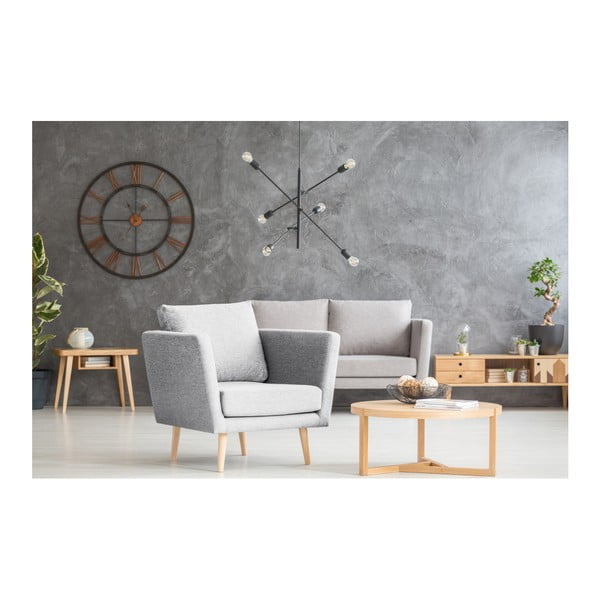Svetlosivé kreslo Mazzini Sofas Cactus-image-4