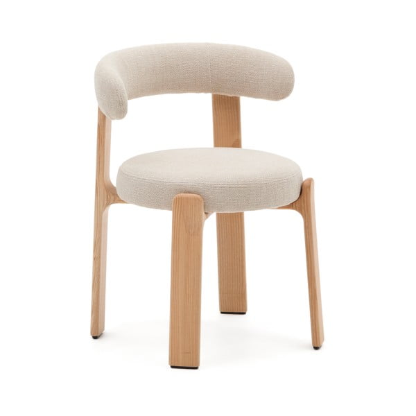 Béžová/v prírodnej farbe jedálenská stolička z jaseňového dreva Granite – Kave Home