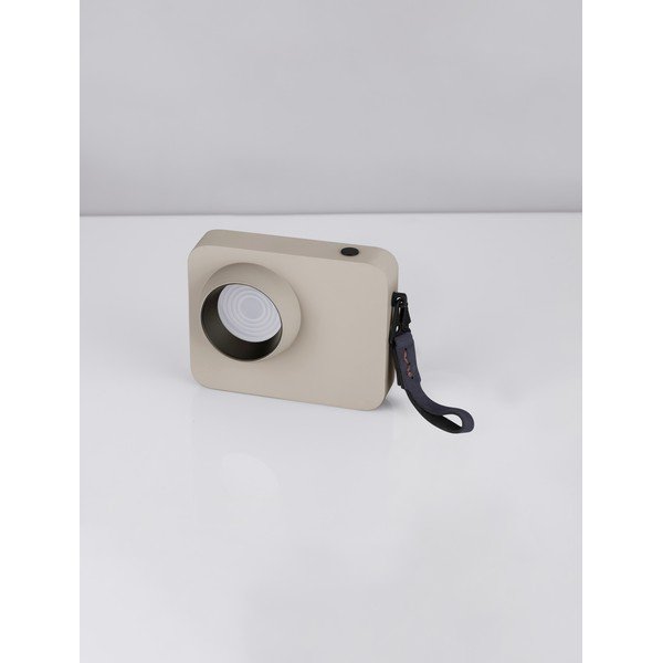 Béžová kovová LED stolová lampa so stmievačom (výška  11 cm) Kedros – Nova Luce-image-3