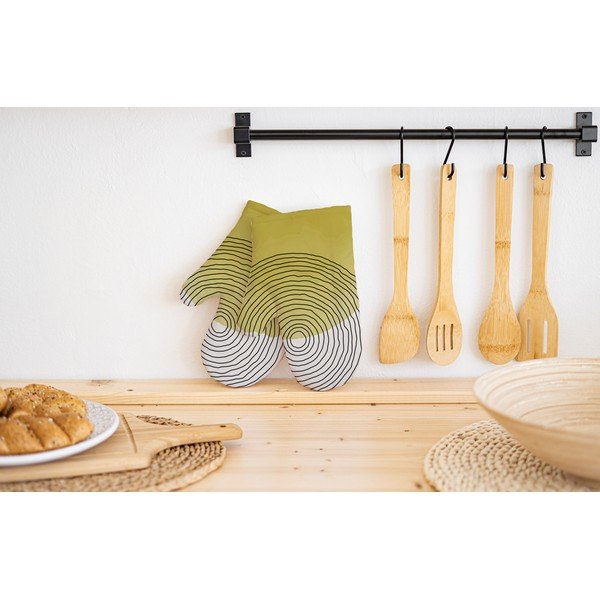 Súprava 2 bavlnených kuchynských rukavíc Butter Kings Rising Sun-image-1