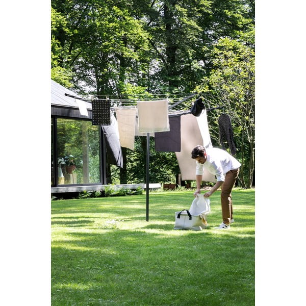 Antracitový vonkajší sušiak na bielizeň 50 m Topspinner – Brabantia-image-3
