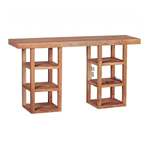Konzolový stolík z masívneho akáciového dreva Skyport Jacinta