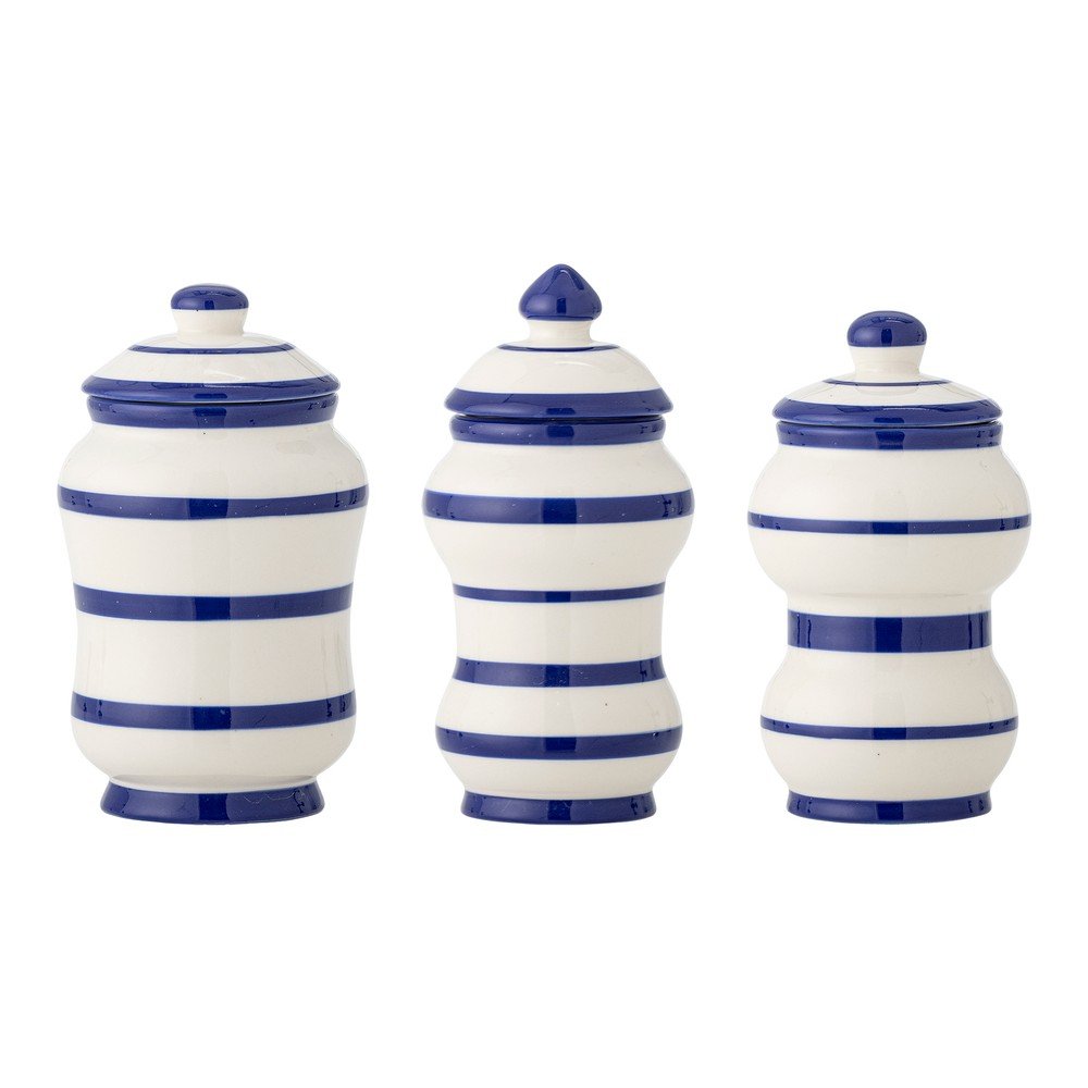 Keramické dózy v súprave 3 ks na potraviny Maynard – Bloomingville