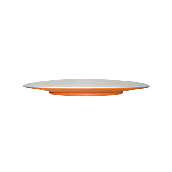 Oranžový dezertný tanier Entity, 21 cm
