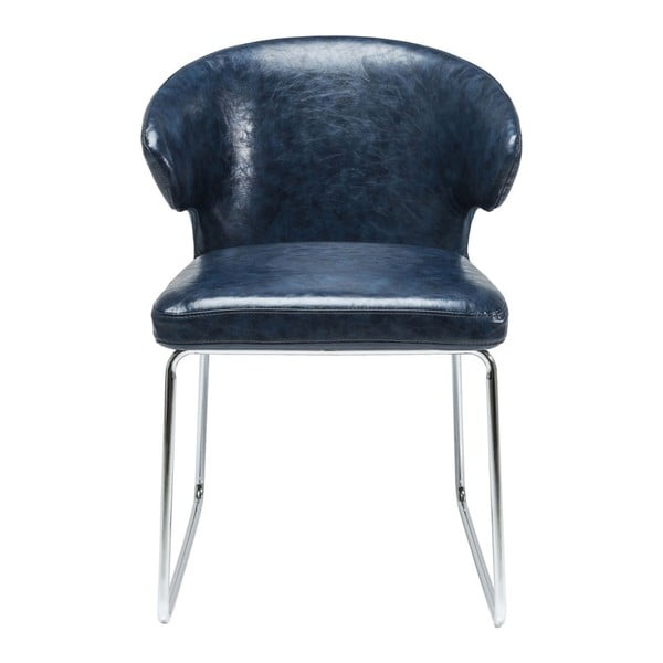 Modrá stolička Kare Design Atomic