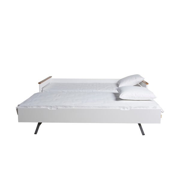 Biela rozkladacia posteľ Marckeric Lola, 90 × 190 cm-image-4