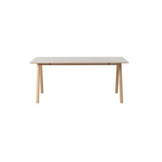 Sivý jedálenský stôl Unique Furniture Bilbao, 180 x 90 cm
