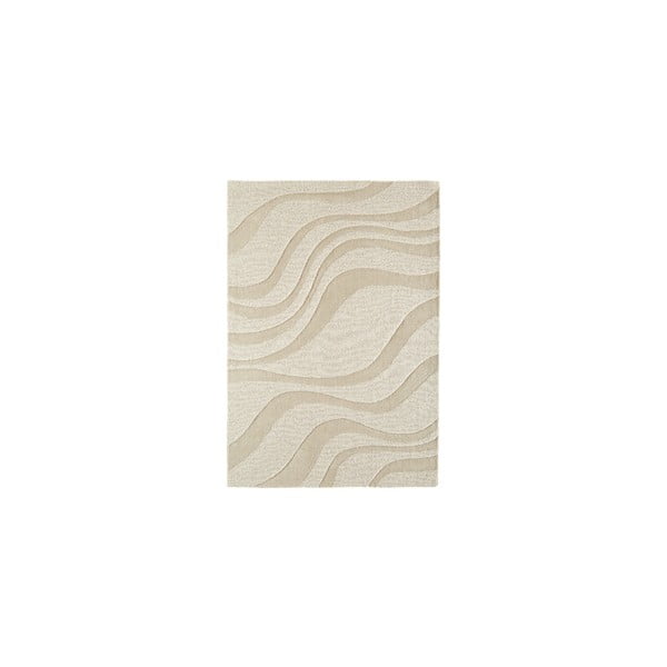 Vlnený koberec Aero Sand, 70x140 cm