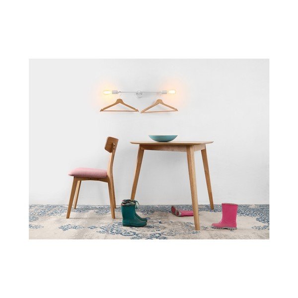 Biela nástenná lampa na 2 žiarovky Custom Form Twigo, šírka 60 cm-image-4