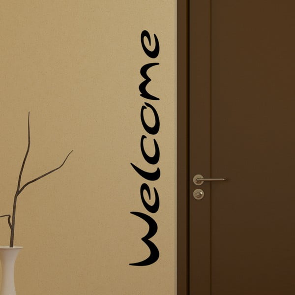 Samolepka Ambiance Welcome Door, 15 × 110 cm