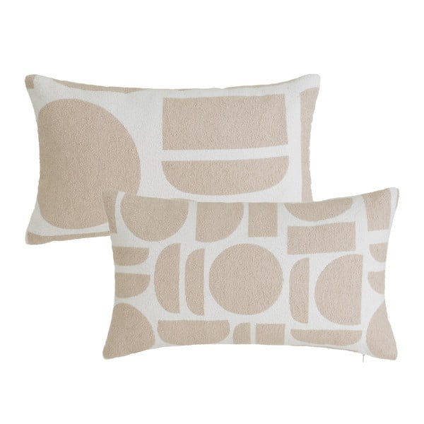 Dekoračné vankúše z materiálu buklé v súprave 2 ks 30x50 cm Mid Century – Casa Selección