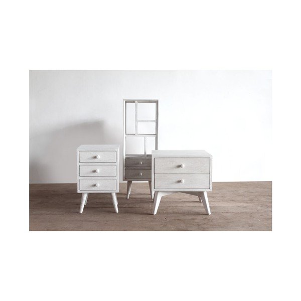 Knižnica Preston Rustic White-image-2
