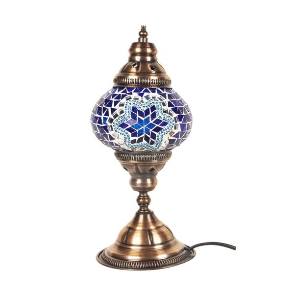 Sklenená ručne vyrobená lampa Fudžarja Moon, ⌀ 13 cm