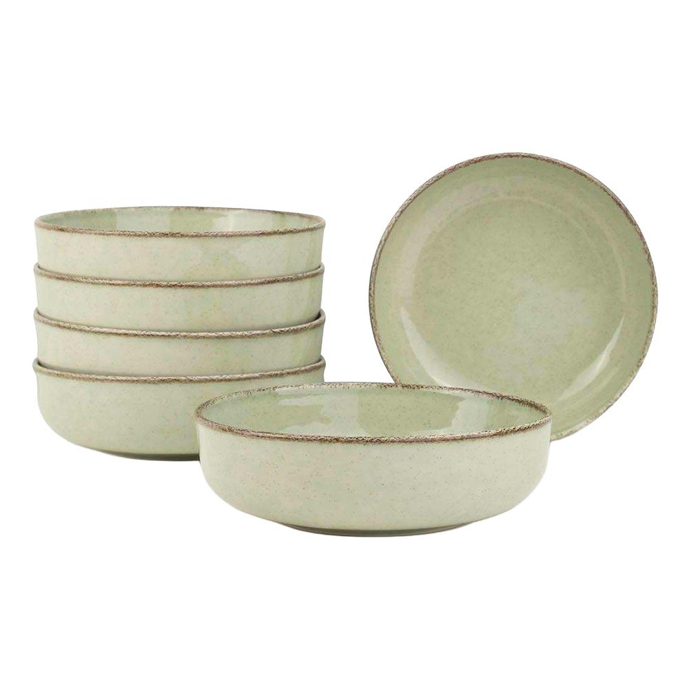 Svetlozelené porcelánové misky v súprave 6 ks 75 ml – Hermia