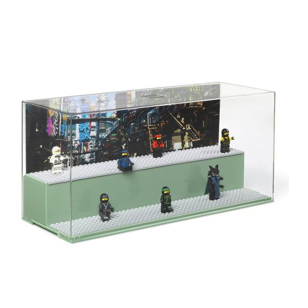 Zelená zberateľská skrinka na minifigúrky LEGO®