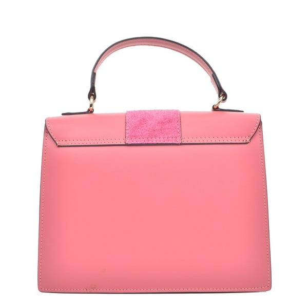 Ružová kožená kabelka Isabella Rhea, 22 x 27 cm-image-1