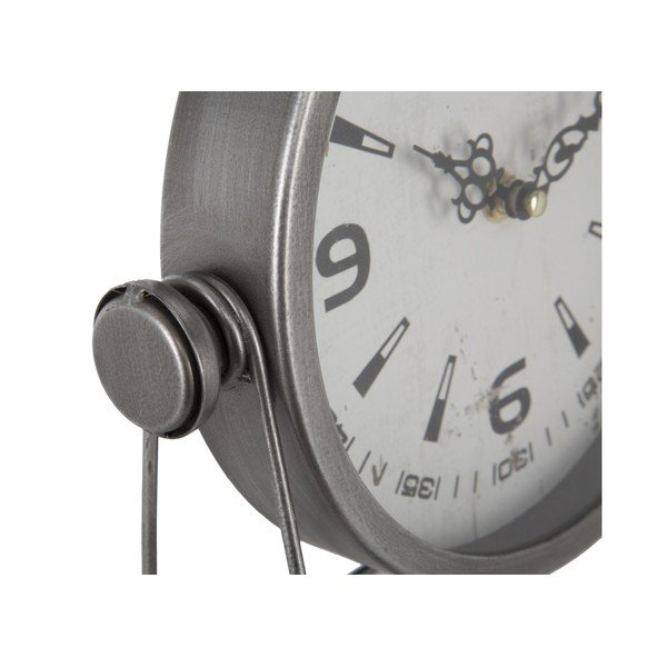 Stolové hodiny Mauro Ferretti Pull Silver, 25 × 23,5 cm-image-1