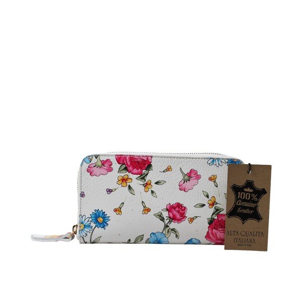 Kožená peňaženka s kvetinami Chicca Borse Flowerina-image-4