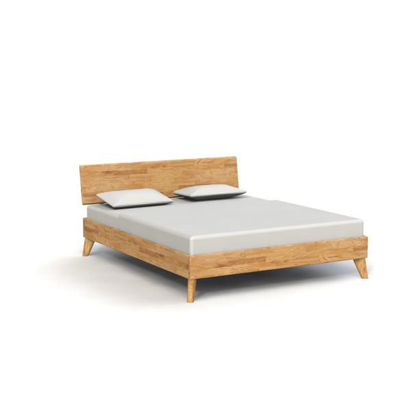 Dvojlôžková posteľ z dubového dreva 200x200 cm Greg 1 - The Beds