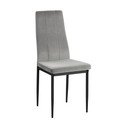 Sivé zamatové jedálenské stoličky v súprave 2 ks Kelly – Støraa