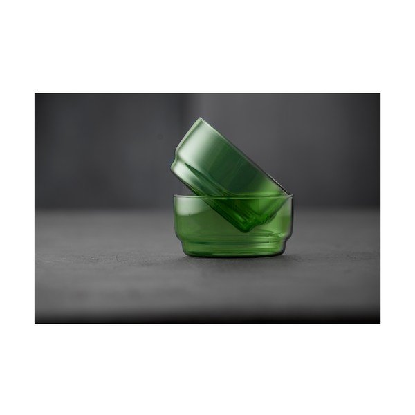 Zelené sklenené misky v súprave 2 ks 500 ml Torino – Lyngby Glas-image-3