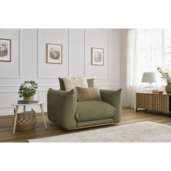 Svetlozelené kreslo Ernest – Bobochic Paris-image-1