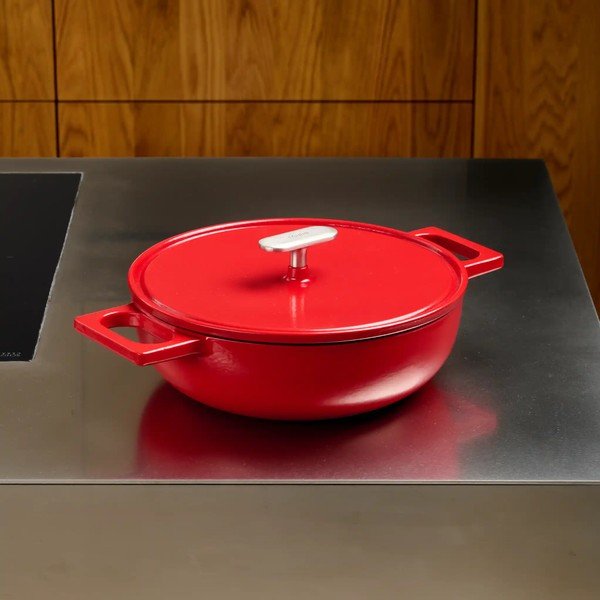 Liatinová panvica s pokrievkou ø 26 cm tegame Mattia 3.0 – FABINI-image-1